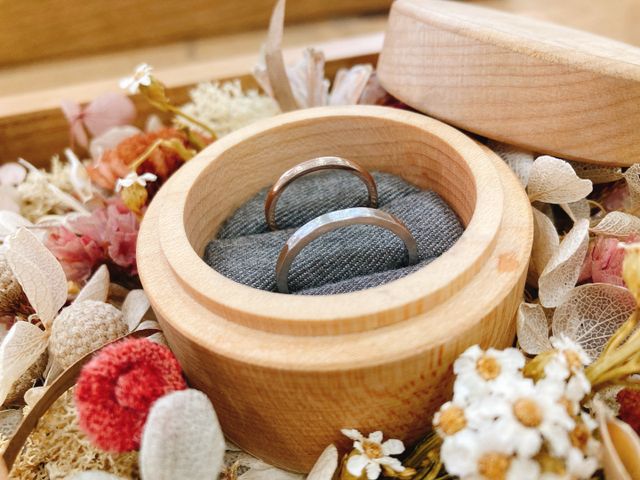 結婚指輪を2人で手作りしました。