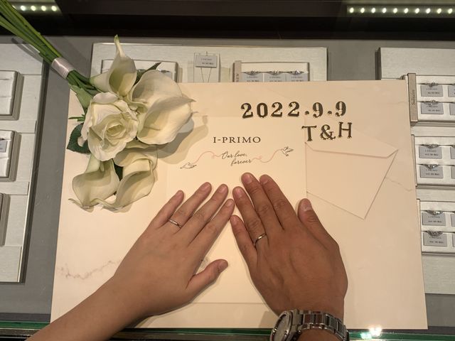 必ずこの日に入籍する願いも込めて…（笑）