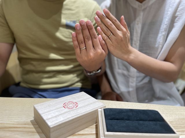 世界に一つしかない指輪に魅力を感じました！