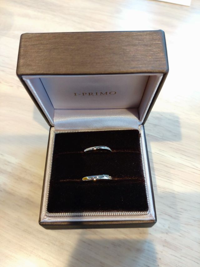 ボックス入り指輪