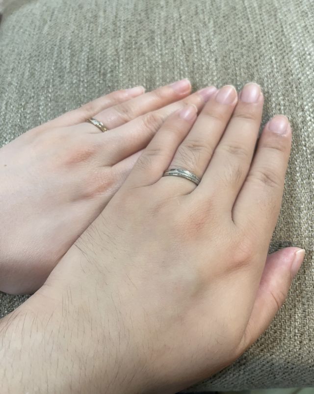 素敵なデザインの指輪でした✨