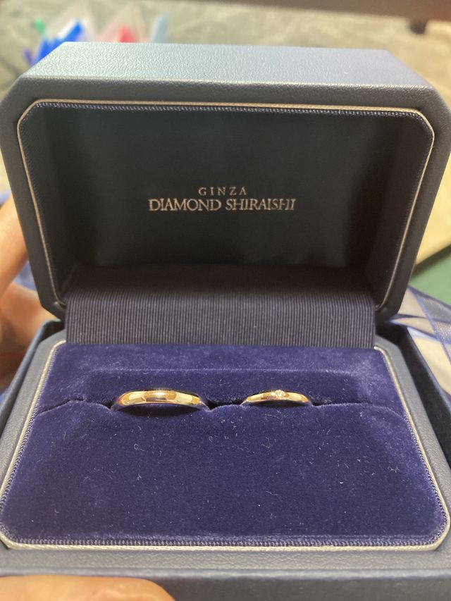 銀座ダイヤモンドシライシの指輪