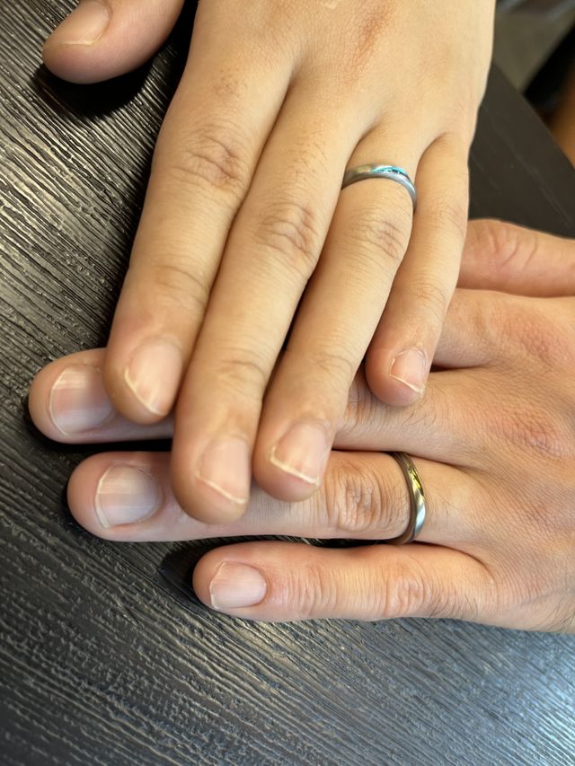 スタッフの方に撮って頂きました。