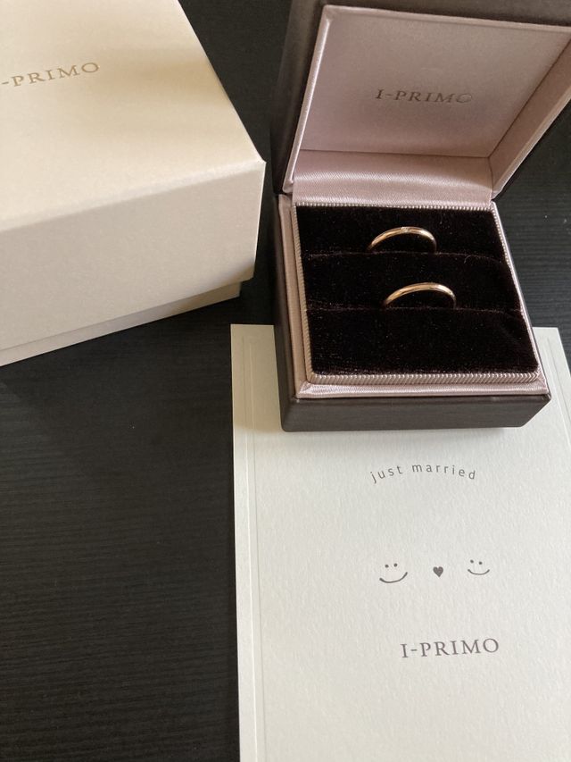 結婚指輪を購入しました！