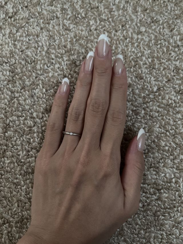 シンプルな一粒ダイヤです。