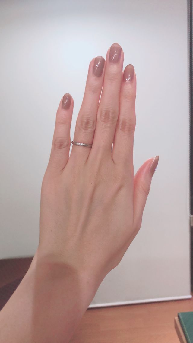 着用時の写真です。