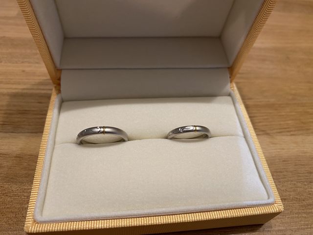 基本の形から刻印とマット仕上げをしてもらいました