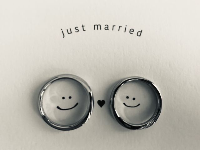 受取日に記念撮影♡