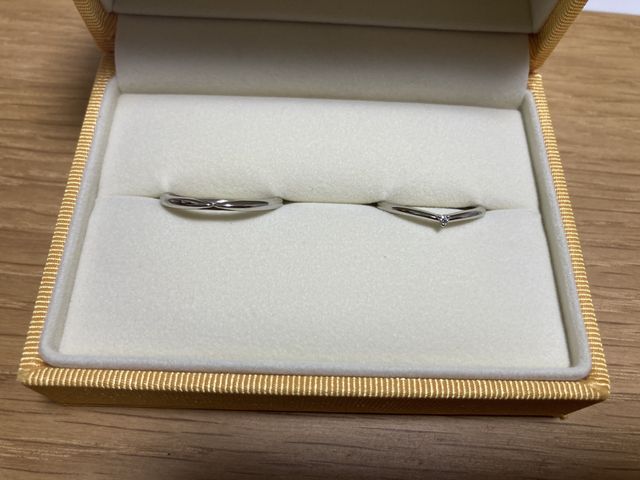 結婚指輪を購入しました。
とても気に入ってます。