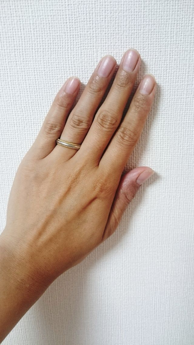 プラチナとゴールドのコンビ