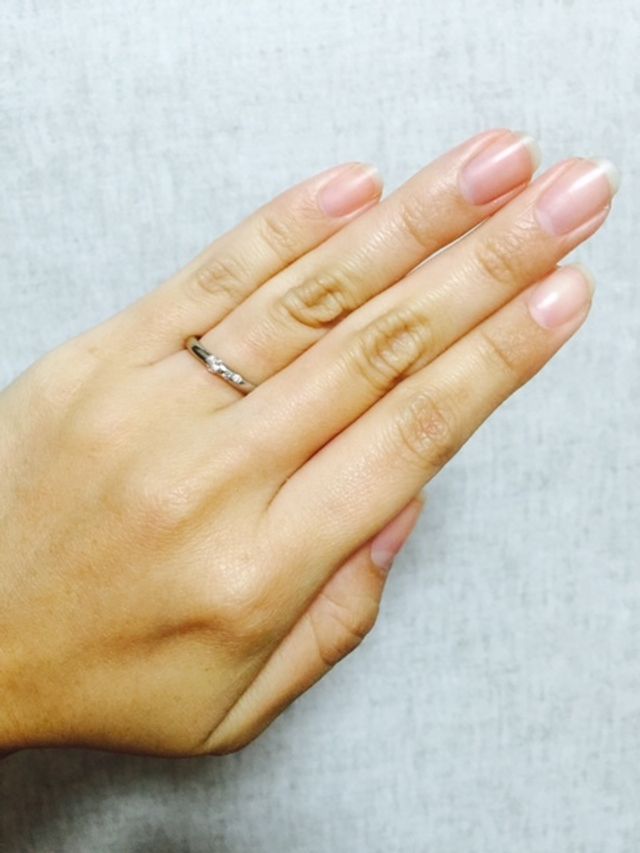 プラチナ９５０です。お風呂や食器洗い時も外していません。