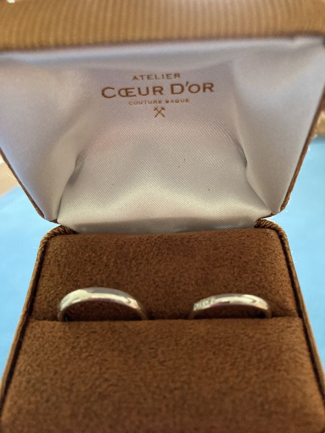 ビジュピコで買った結婚指輪