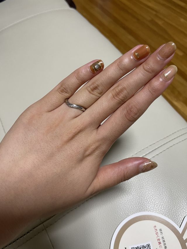 実際に着けた感じです