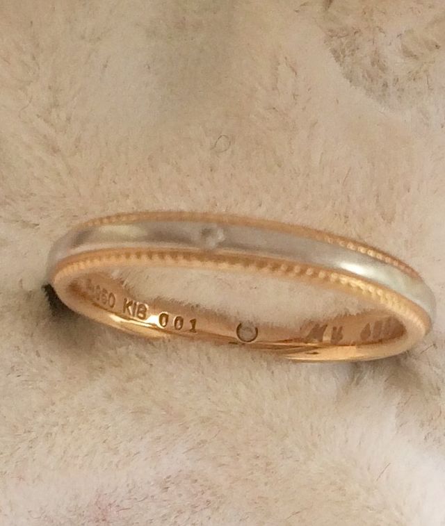 内側に、メッセージを入れて頂きました。