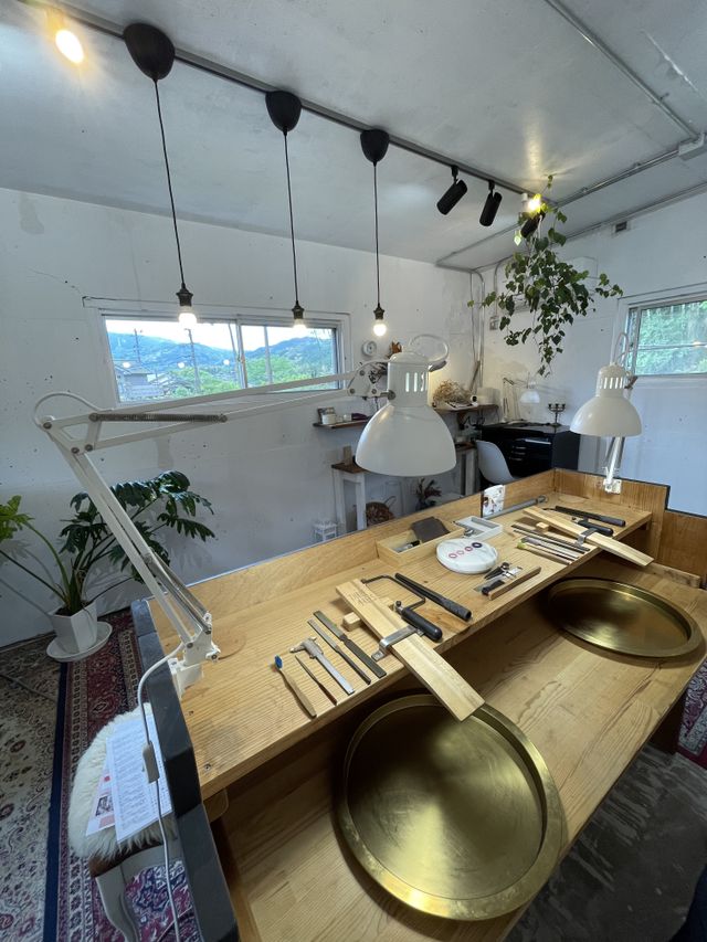 一組だけなので楽しくリラックスして制作できます♪