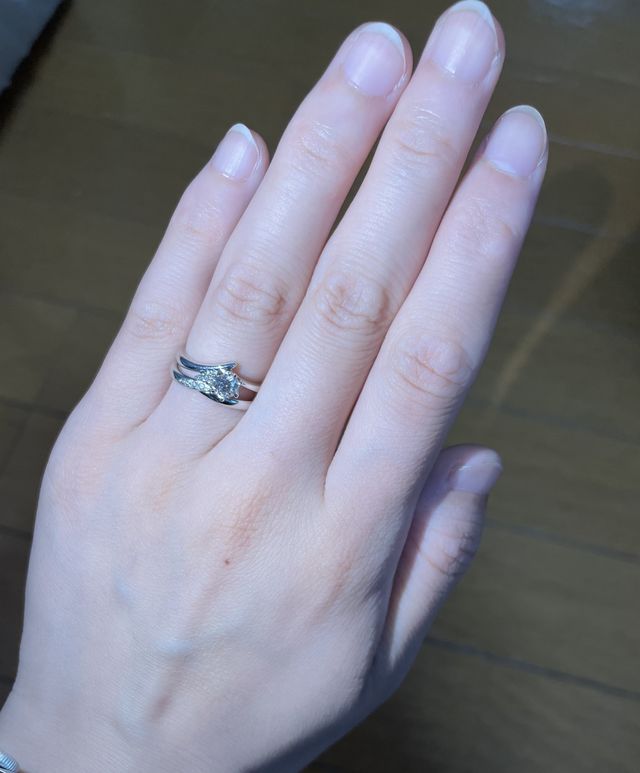 実物をつけてみたら、大好きです。