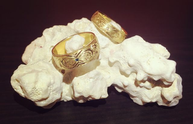 前:無限マークとイニシャルを合わせてかっこよくしてみました。