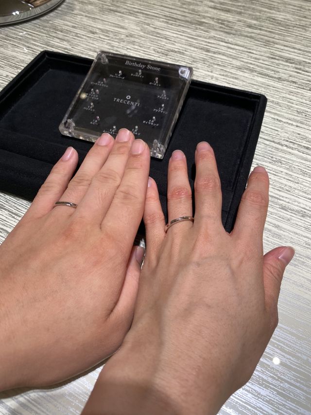 試着した写真です。