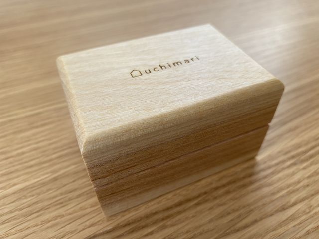 リングピローにも使えそうなボックス。とっても可愛かったです!