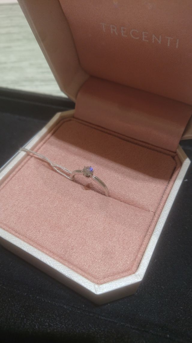 ダイヤモンドの輝きがとても綺麗です！