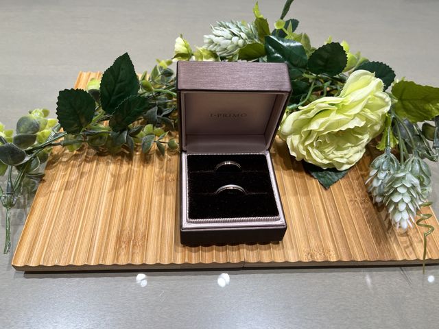 結婚指輪を撮りに行った際に撮影したものです。
