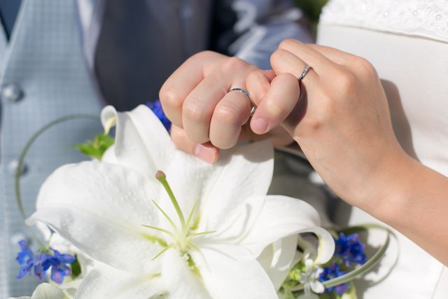 前撮りのときに撮った写真です。