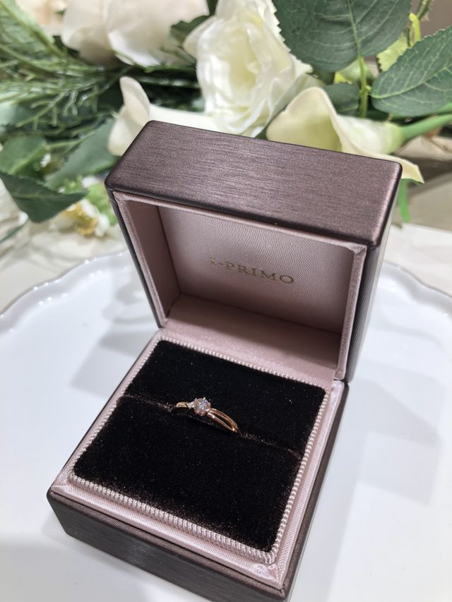 ピンクゴールドがとても良い仕上がりです。