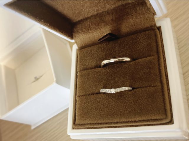 とっても素敵な指輪をつくってくださりました！