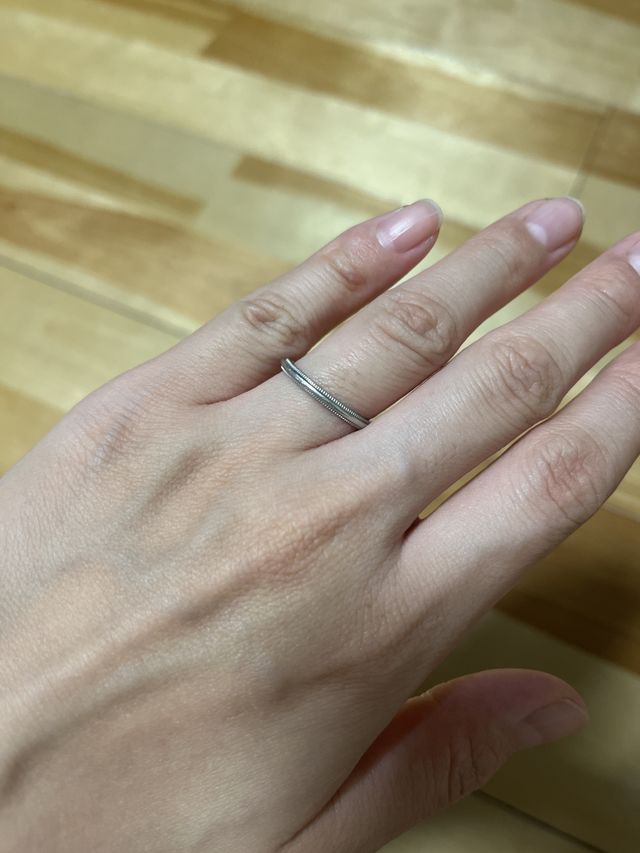 華奢ですがデザイン性があり、遠目で見ても映えます。