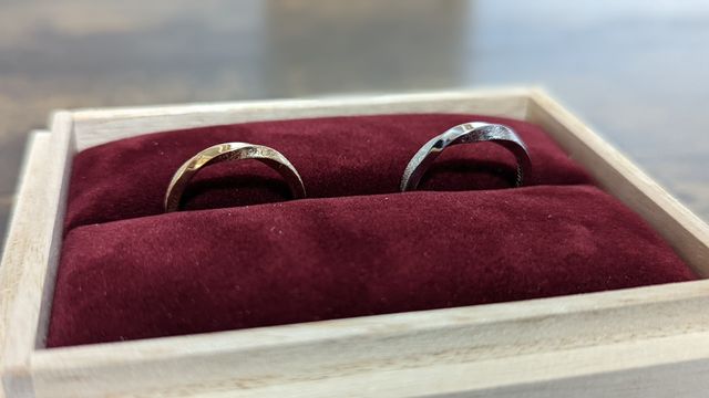 指輪の写真です