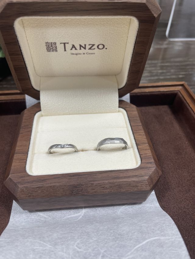 指輪のみの写真です。お渡しいただいた状態の時のものです。