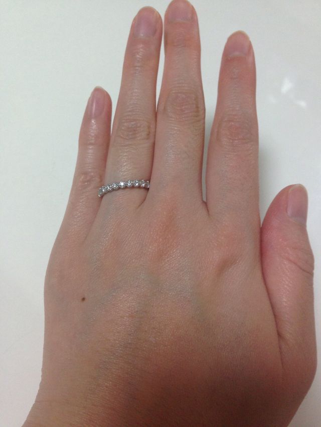 指輪を左薬指にはめているもの