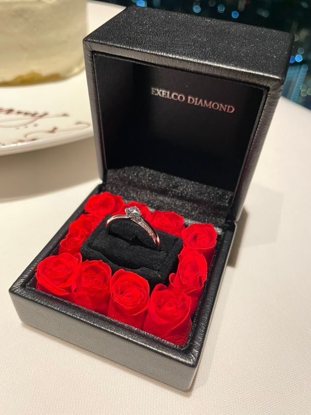 お相手の方に似合うようにと一所懸命に選びました。