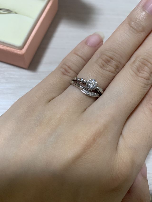 シンデレラの婚約指輪、結婚指輪