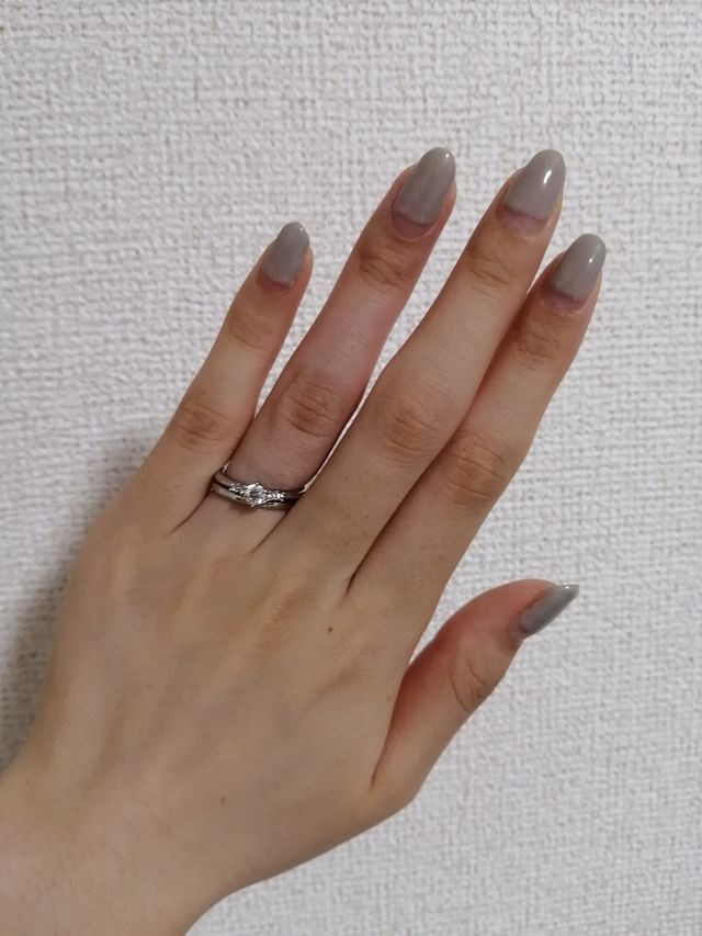 結婚指輪と婚約指輪も同じお店で購入しました！
