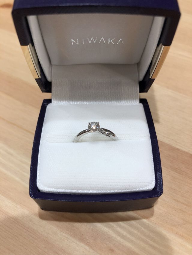 購入した婚約指輪