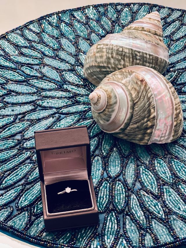 プロポーズしてくれたホテルで撮った写真です！