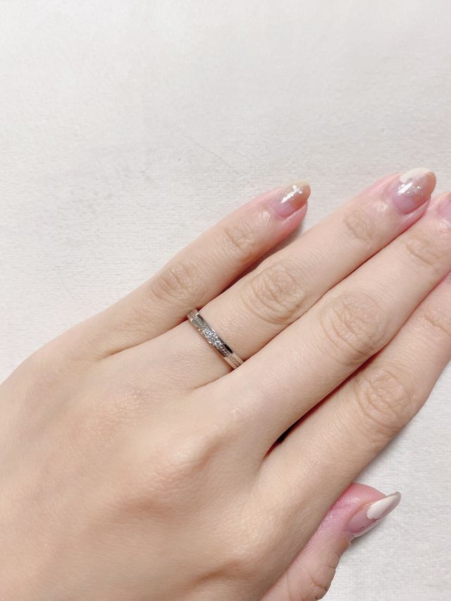 自宅で着用した時の写真です。