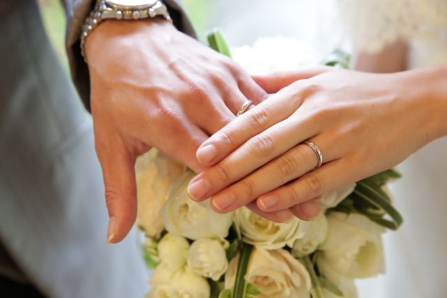 結婚式に撮ったものです。