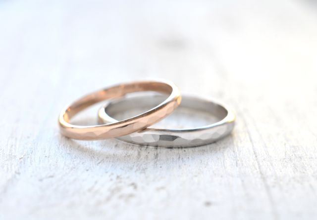 手作りした指輪の写真
