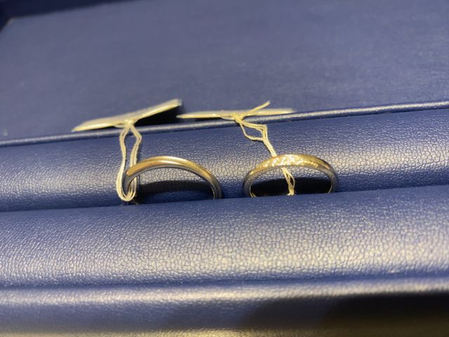 二人を表すようなデザインでした。