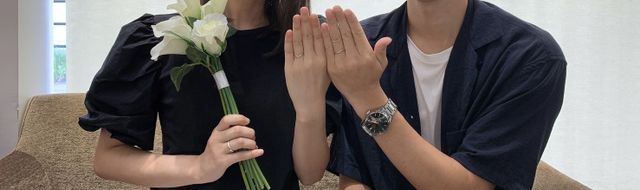 初めて着けた時の一枚