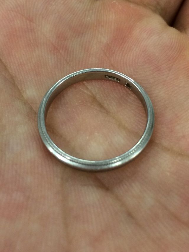 2014年10月に購入した結婚指輪