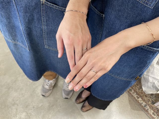 おしゃれなアトリエで撮影しました。