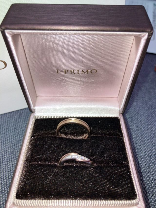 結婚指輪です。