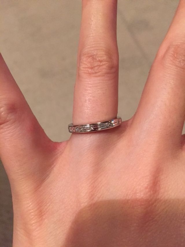 エクセルコ ダイヤモンドのハーフエタニティ