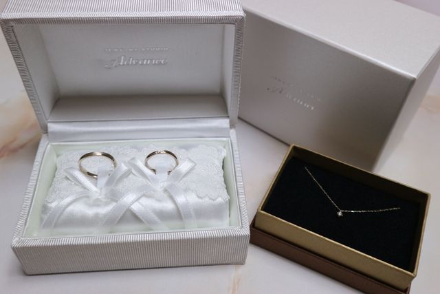 2022年7月の成約特典
ネックレス
リングピロー