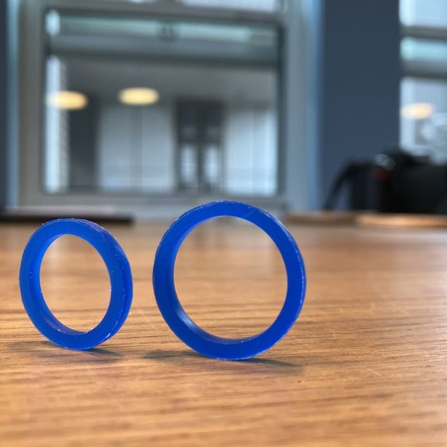 ワックスを削り作成。完成まで1ヶ月ほどかかりました！