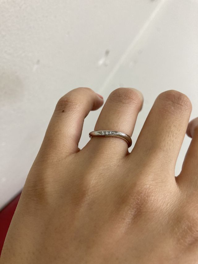 ミル打ちとダイヤでキラキラ