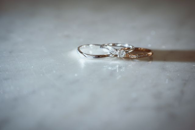 結婚式の時に撮ってもらった写真